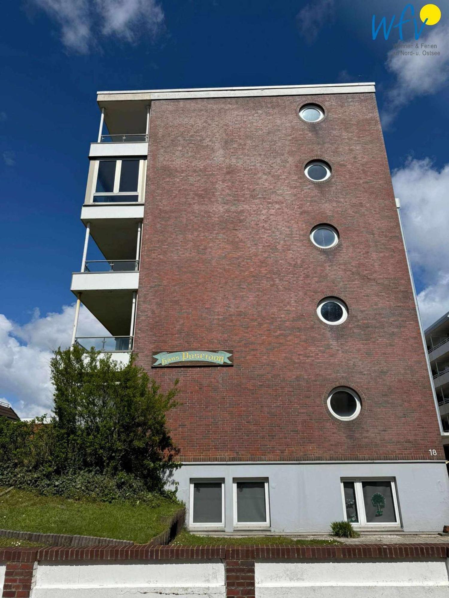 Haus Poseidon Ferienwohnung Nordseeblick Wangerooge Exterior foto